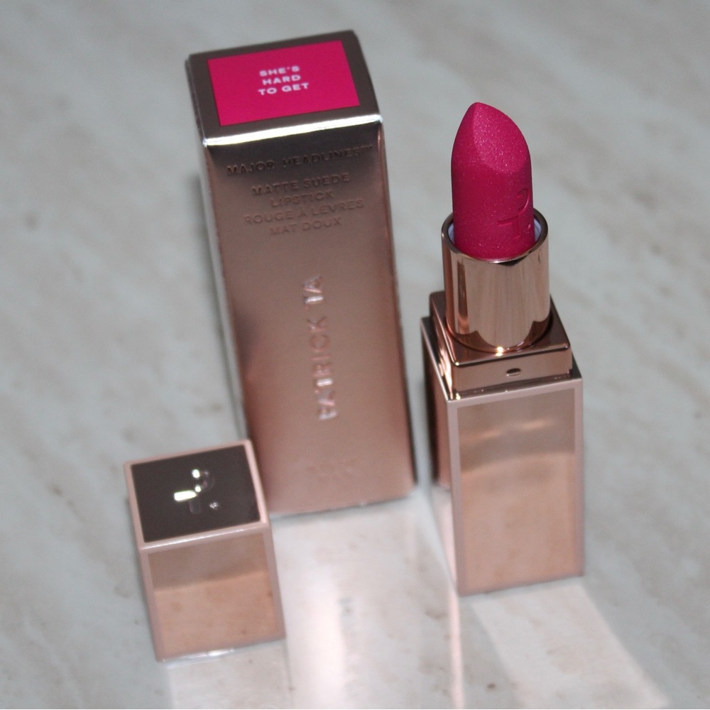 PATRICK TA ‘She’s Hard To Get’ Major Headlines Matte Suede Lipstick